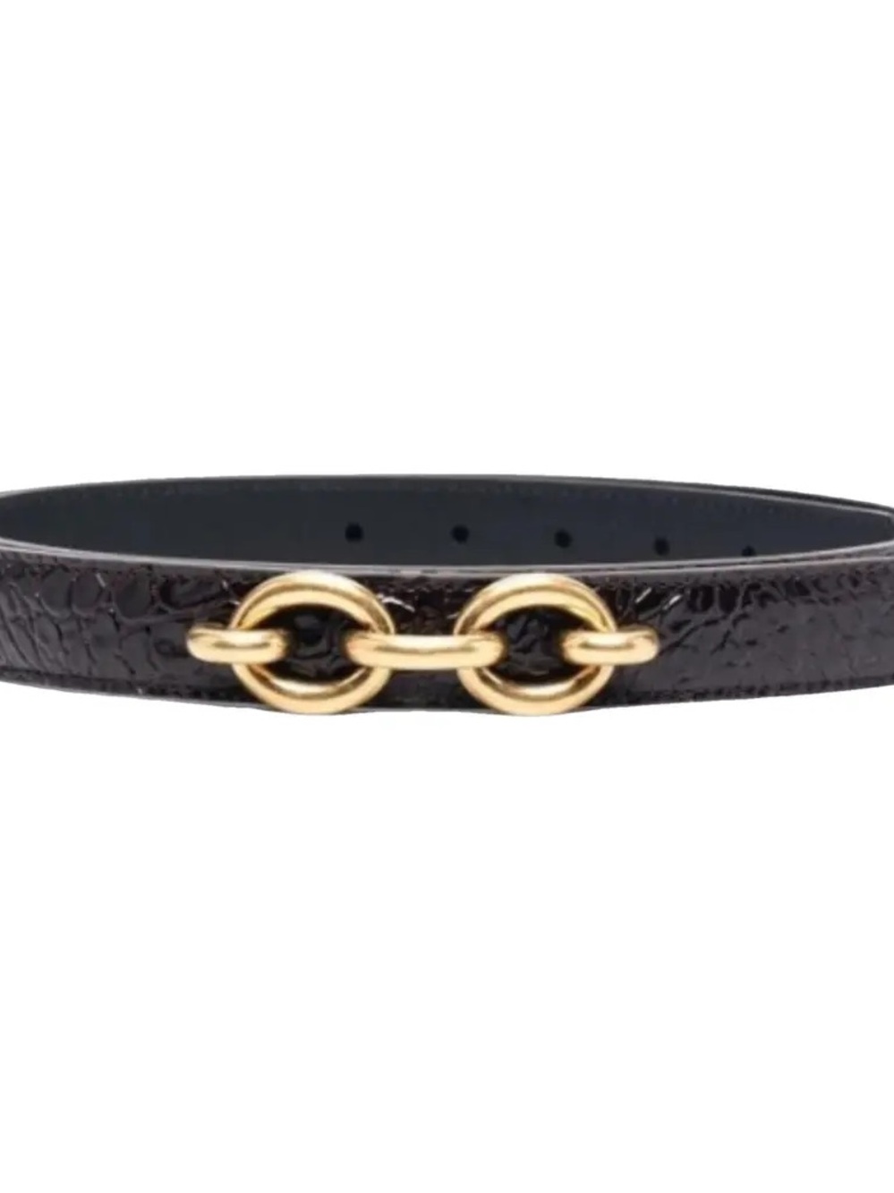 Saint Laurent leather belt in Black - Picture 2 of 5